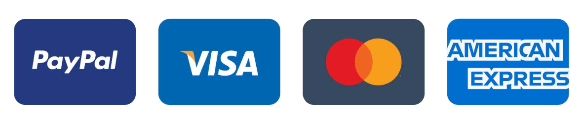 pay with visa, mastercard, paypal, stripe